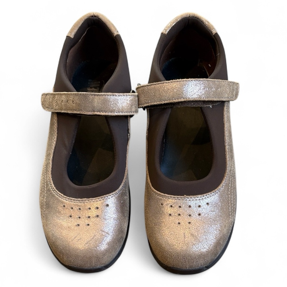 DREW Mary Jane Comfort Shoes Women’s 10.5 Metallic Gold Leather